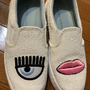Chiara Ferragni glitter eye and lip slip on